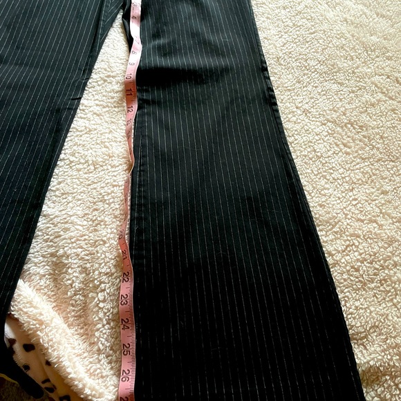 Express Design Studio “Editor” slacks. Pinstripe, flare leg. 4 regular. NWOT - Picture 7 of 15